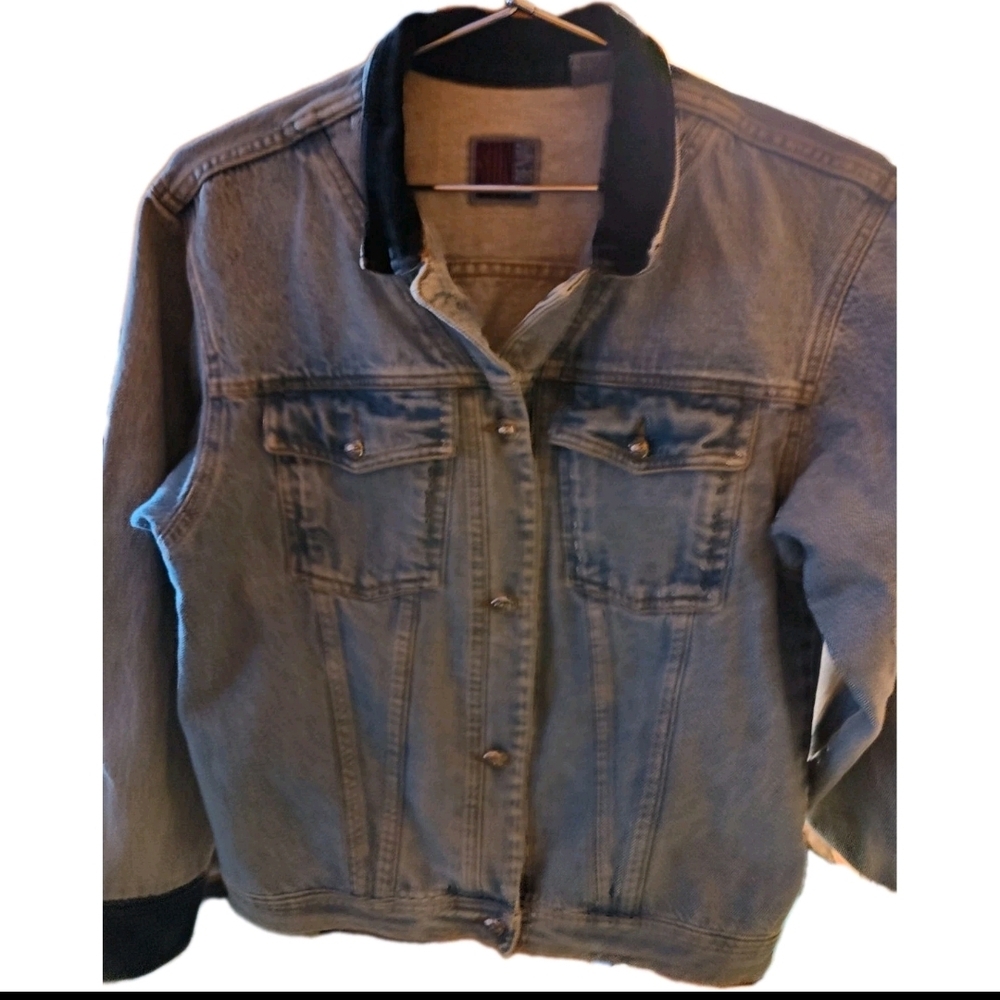 Vintage Stylish Blue Denim Jacket
